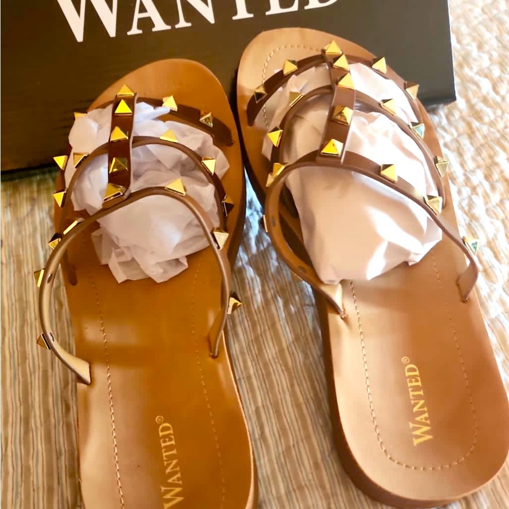Brand new washed sandals. Multiple sizes available.